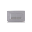 INTERRUPTOR DOBLE CONMUTABLE MERCURY BLANCO