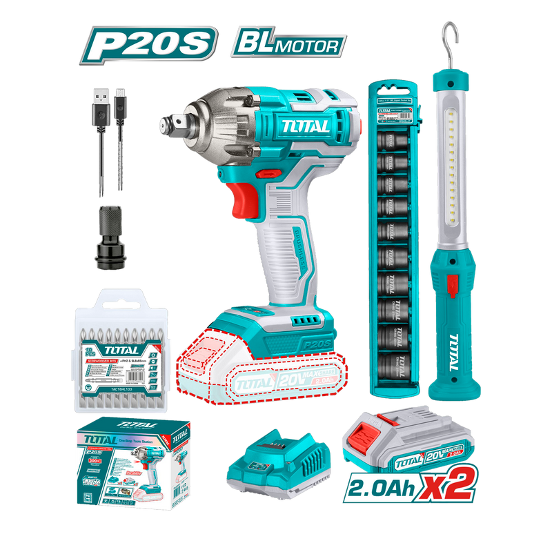 COMBO PISTOLA IMPACTO TOTAL 20V