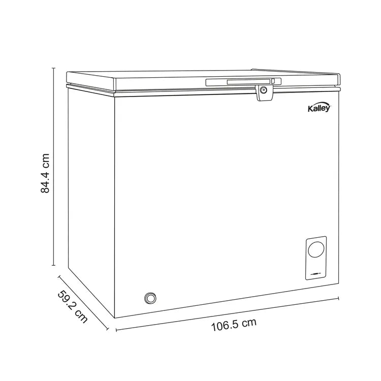Congelador Horizontal KALLEY Dual 293 Litros