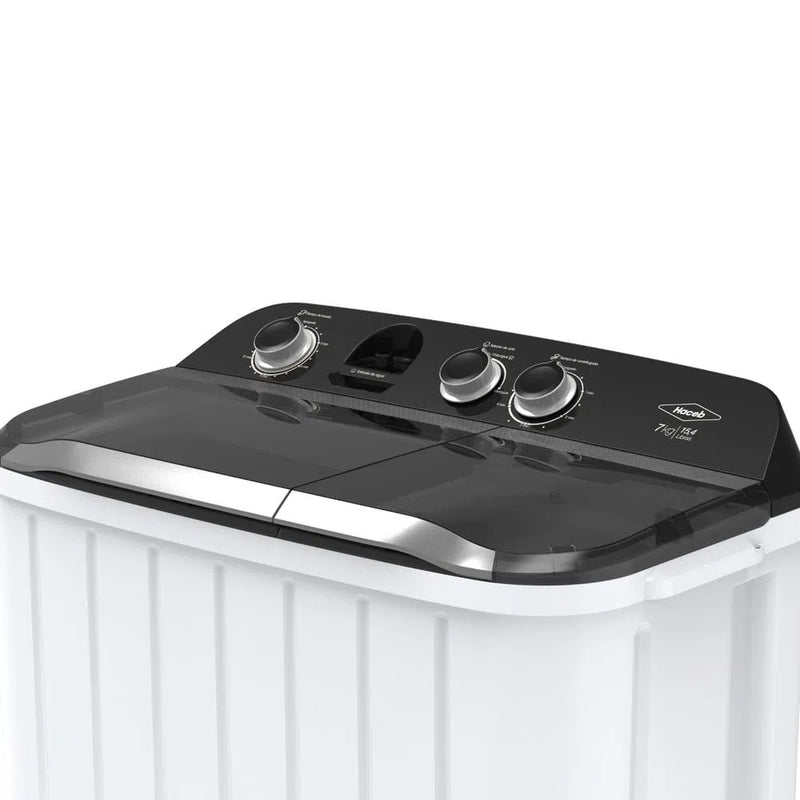 Lavadora Haceb Oasis 7 Kg Semiautomática Blanca