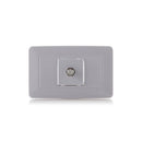 Toma Coaxial Mercury Blanco