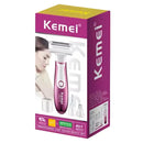 Depiladora Eléctrica Corporal 4 en 1 Kemei Mujer Recargable KM-6714
