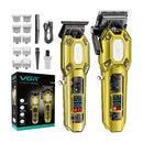 Combo Barbero Máquina Corte VGR V-600 + V-900 WH