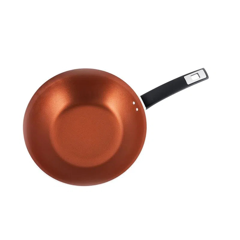 Sartén Wok Niza + tapa de vidrio 30 cm