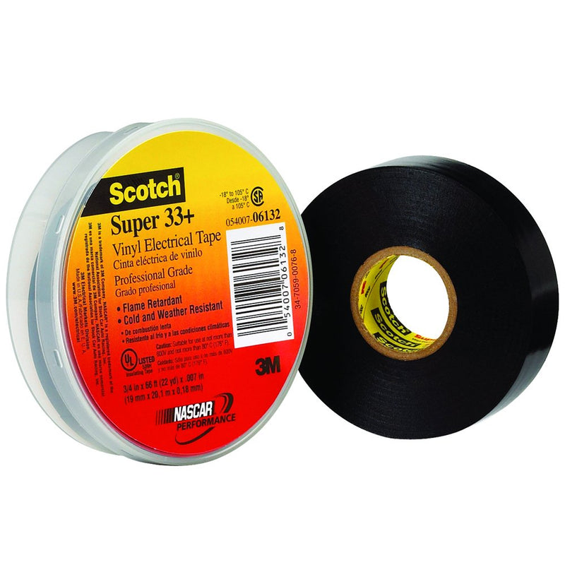 Cinta Aislante 3M SCOTCH SUPER 33 20 MTS(2000)