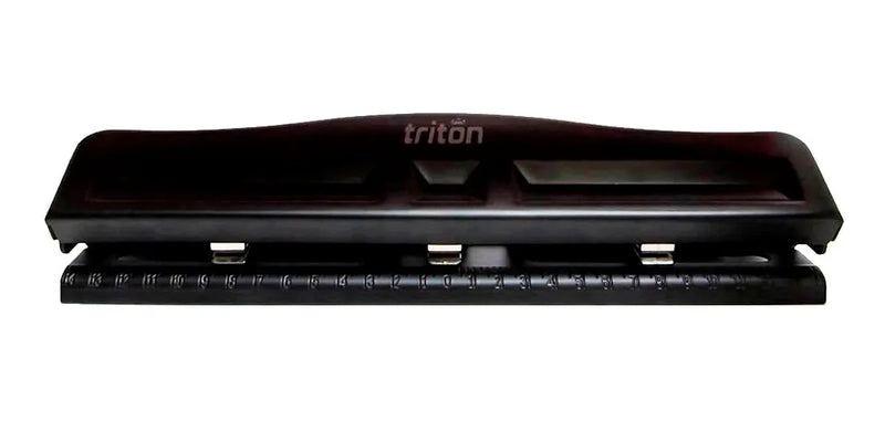 Perforadora De 3 Huecos Negra Triton
