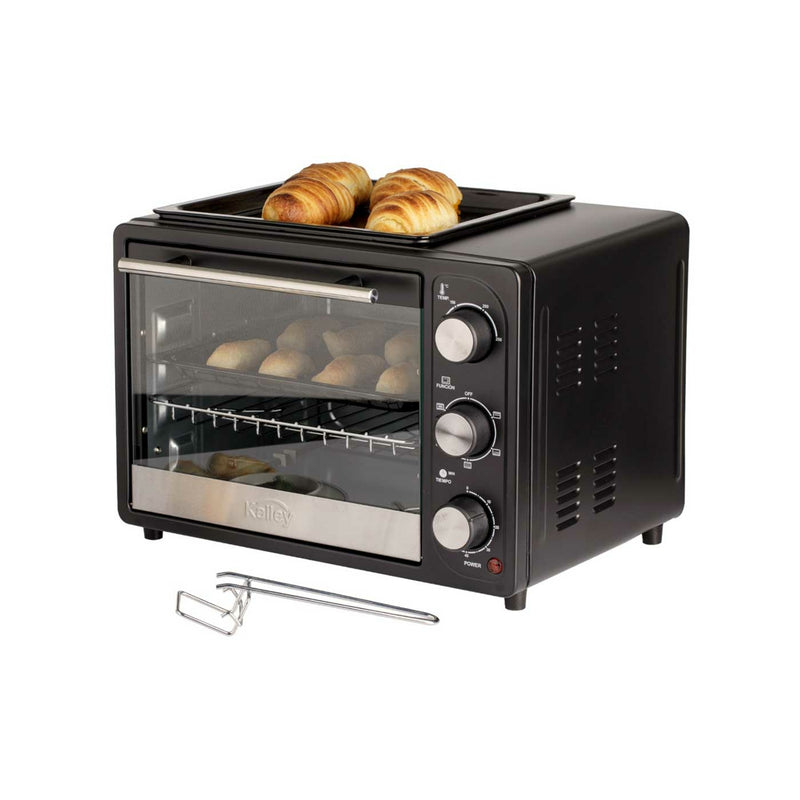 Horno Tostador KALLEY 18 Litros K-MHE18N Negro