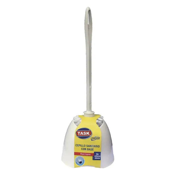 CEPILLO FIBRA PLASTICA PARA SANITARIO CON BASE TASK